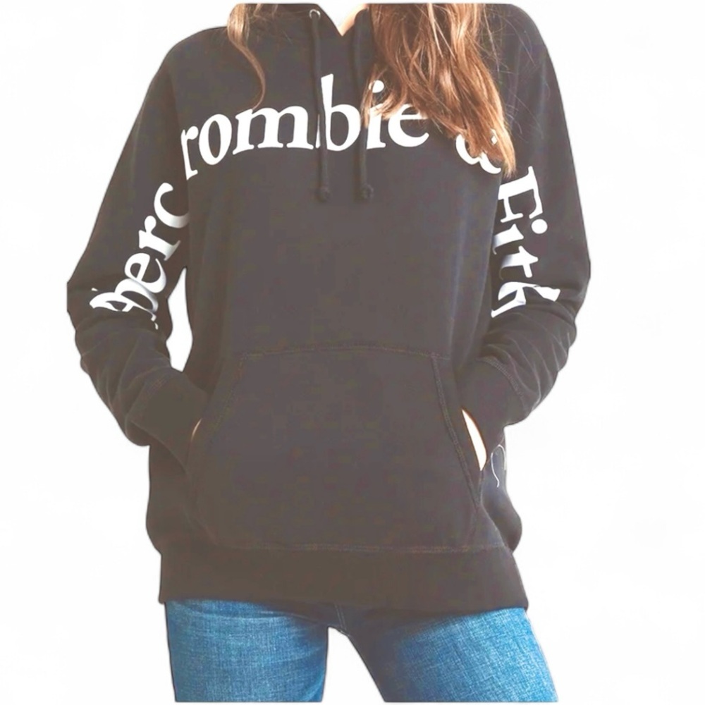 Abercrombie & Fitch Oversized Pullover Hoodie Sweatshirt- Size Small